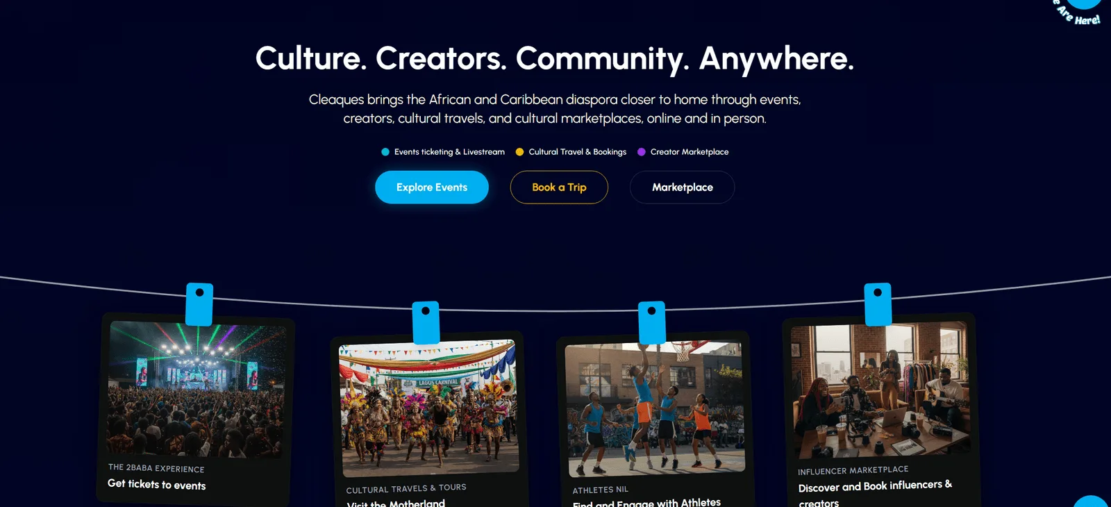 CLEAQUES — diaspora marketplace for African producers